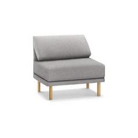 Burrow - Contemporary Range Armchair - Stone Gray