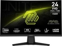MSI - MAG 244C 24" VA LCD Curved FHD 180Hz 1ms Adaptive Sync Gaming Monitor with HDR ready  (Disp...