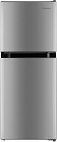 Insignia™ - 4.5 Cu. Ft. Mini Fridge with Top Freezer and ENERGY STAR Certification - Stainless St...