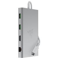 Razer - USB C Dock Station with 11 Ports - Mercury