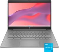 HP - 14&quot; Chromebook - Intel Celeron - 4GB Memory - 64GB eMMC - Modern Grey