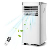 Costway 6450 BTU Portable Air Conditioner Cools up to 350 sq.ft 3-in-1 Air Cooler with Remote Con...