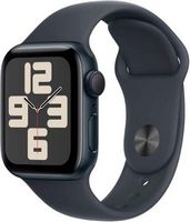 Apple Watch SE 2nd Generation (GPS) 40mm Aluminum Case with Midnight Sport Band - M/L - Midnight ...