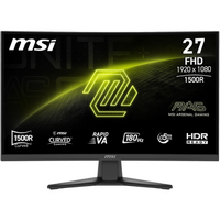 MSI - MAG 275CQF E18 27" Rapid VA LCD Curved QHD 180Hz 0.5ms FreeSync Gaming Monitor with HDR rea...