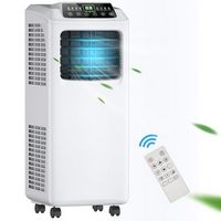 Costway 5500 BTU 3-in-1 Portable Air Conditioner Cools up to 250 sq. ft w/Built-in Dehumidifier a...