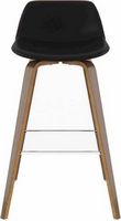 Simpli Home - Randolph Bentwood Counter Height Stools (Set of 2) - Black