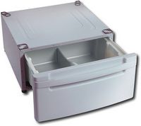 LG - Washer/Dryer Laundry Pedestal with Storage Drawer - Titanium