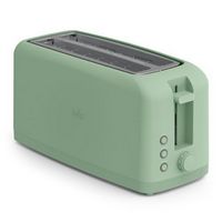 Bella - Fits-anywhere Kitchenware: 4-Slice Slim Toaster with Long Wide Slots - Seaglass