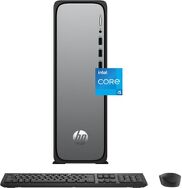HP - OmniDesk Slim Desktop - Intel Core i5-14400 - 8GB DDR5 Memory - 512GB SSD - Meteor Silver