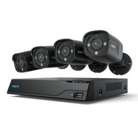 Reolink - Advantage Series 8-Channel 4K PoE NVR Security Camera System with 4 Cameras - NVS8-8MB4...