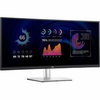 Dell - 34.1&quot; IPS LED Curved 60Hz Monitor (USB, HDMI) - Black, Silver, Dual Color