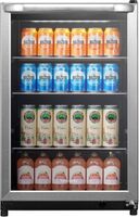 Frigidaire - 144 Can Beverage Center - Stainless Steel