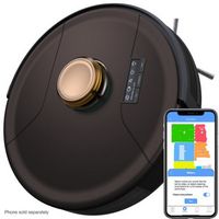 bObsweep - PetHair SLAM Wi-Fi Connected Robot Vacuum Cleaner, Austin - Espresso