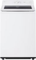 LG - 4.8 Cu. Ft. High-Efficiency Smart Top Load Washer with EasyUnload - Alpine White