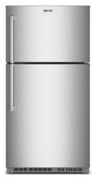 Maytag - 33 in. Wide 21 cu. ft. Top-Freezer Refrigerator with Factory-Installed Ice Maker - Finge...