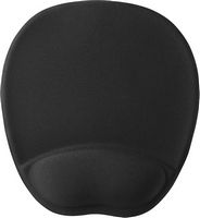 Insignia™ - Mouse Pad with Memory Foam Wrist Rest - Black