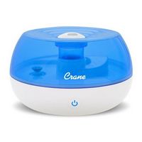 CRANE - 0.2 Gal. Personal Ultrasonic Cool Mist Humidifier - Blue/White