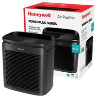 Honeywell - PowerPlus HEPA Air Purifier, Medium-Large Rooms (200 Sq. Ft.) - Black