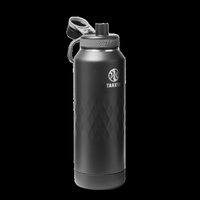Takeya - Sport 40-oz. Leakproof Water Bottle with Spout Lid - Obsidian