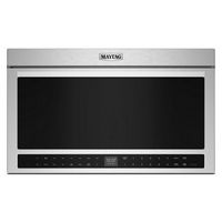 Maytag - 1.1 Cu. Ft. Flush Mount Over-the-Range Microwave with Sensor Cooking and Toaster Oven
