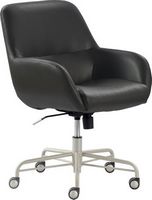 Finch - Forester Modern Bonded Leather Office Chair - Gray/Charcoal