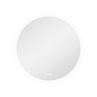 LOVMOR - 36 x 36 Inches Round Tempered Glass LED Bathroom Mirror with Anti-Fog &amp; 3-Color Dimmable...