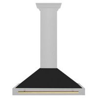 ZLINE DuraSnow - 35 inches - Convertible & Convertible - Wall Range Hood - DuraSnow Stainless Steel