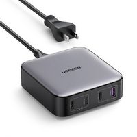 UGREEN - Nexode 4-Port 100W GaN Charging Station, USB-C Fast Charging Desktop Charger  for Laptop...