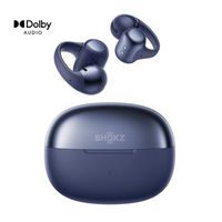 Shokz - OpenDots ONE Open-Ear Clip-On True Wireless Bluetooth Earbuds - Navy Blue
