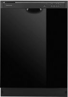 Amana - 24&quot; Built-In Black Tub Dishwasher with Dark Interior, Large Capacity, 59 dBA - Black