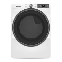 Whirlpool - 7.4 cu. ft. Smart Front Load ENERGY STAR Gas Dryer with Wrinkle Shield Option - White