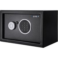 Barska - 0.41 Cu. Ft Compact  Digital Keypad Security Safe - Black