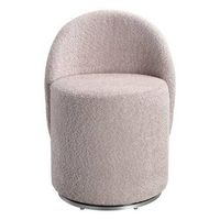 OSP Home Furnishings - Lystra Swivel Vanity Chair - Dusty Rose