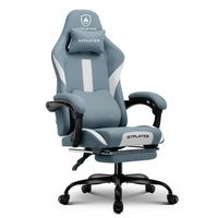 GTPlayer - GT905 Adjustable Gaming Chair with Breathable Fabric - Blue