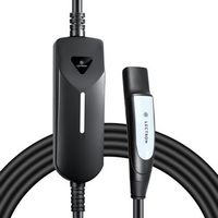 Lectron - Tesla NACS Level 1/2 NEMA 14-50/5-15 Portable Electric Vehicle (EV) Charging Station-up...