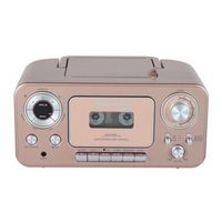 Studebaker - BT Series Portable Bluetooth CD Player with AM/FM Stereo - Rose Gold