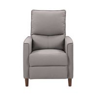 CorLiving - Alder Manual Fabric Recliner - Light Grey