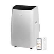 TCL - 450 Sq. Ft. 10,000 BTU Smart Portable Air Conditioner 3-in-1 with AC, Fan &amp; Dehumidifier - ...