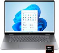 HP - Envy 2-in-1 16&quot; 2K Touch-Screen Laptop - AMD Ryzen 7 - 16GB Memory - 1TB SSD - Meteor Silver