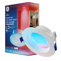 Cync - Reveal Smart LED Wafer Downlights, Color Changing, 4in, 1pk - Full Color