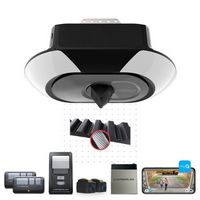 Chamberlain - 1-1/4 HP LED Quiet Belt Drive Video Smart Garage Door Opener - Black
