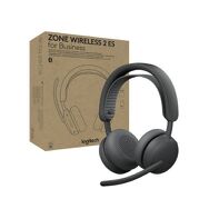 Logitech - Zone Wireless 2 ES Noise Cancelling Headset for Business UC Version with Receiver - Gr...