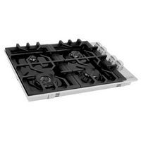 ZLINE - 30" Gas Cooktop with 4 Gas Burners and Porcelain Top - Black