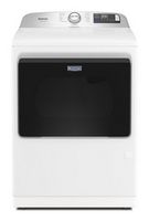 Maytag - 7.4 Cu Ft. Smart Electric Dryer with Pet Pro Option and Extra Power - White
