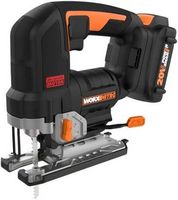 WORX - Nitro 20V Cordless Brushless Jigsaw (1 x 2.5 Ah Battery & 1 x Charger Included) - Black