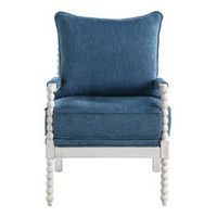 OSP Home Furnishings - Kaylee Spindle Chair - Navy