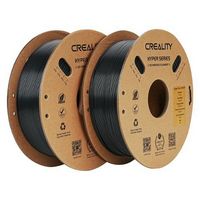 Creality - 1.75 mm Hyper PLA Filament for High-Speed Printing, 2-Pack, 4.4 lbs/2kg - Black