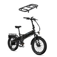 Lectric eBikes - XP4 Step-Over Foldable eBike (Max 50mi/28mph) + LevelUp Rack - Tempest Grey