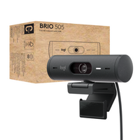 Logitech - Brio 505 Full HD Webcam with Auto Light Correction, Auto-Framing, Works with Microsoft...