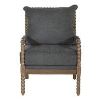 OSP Home Furnishings - Fletcher Spindle Chair - Charcoal